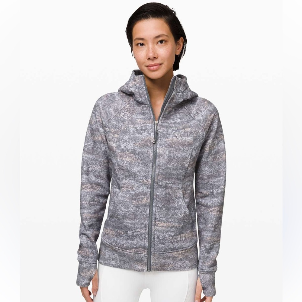 lululemon athletica Gray Zip-Up Hoodie